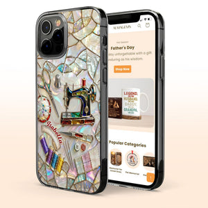 Celebrate Your Creativity,Personalized Clear Phone Case,Gift For Craft Enthusiasts