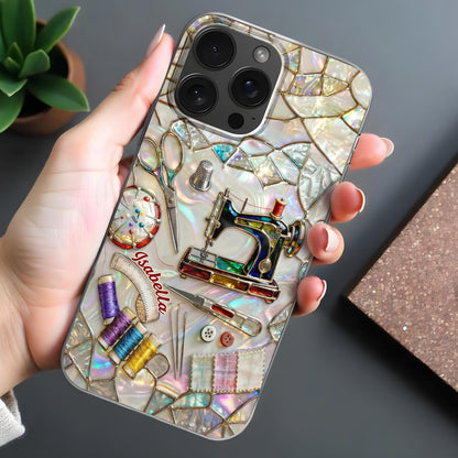 Celebrate Your Creativity,Personalized Clear Phone Case,Gift For Craft Enthusiasts