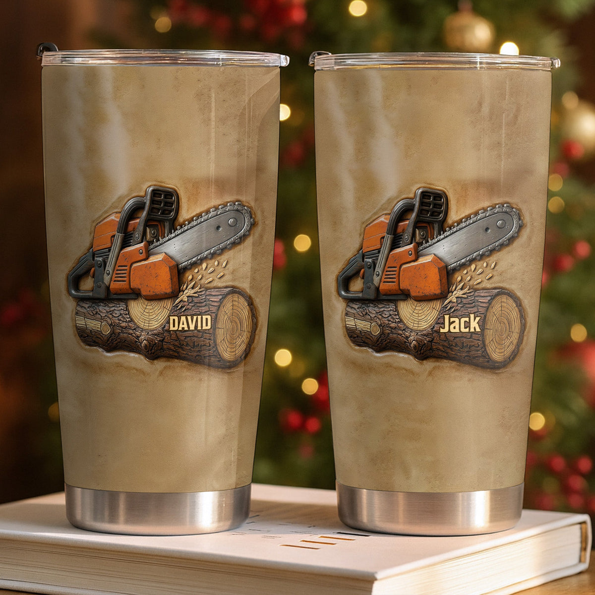 Celebrating The Craftsmanship Of Woodworking, Custom Stainless Steel Tumbler, Gift For Dad And Outdoor Enthusiasts