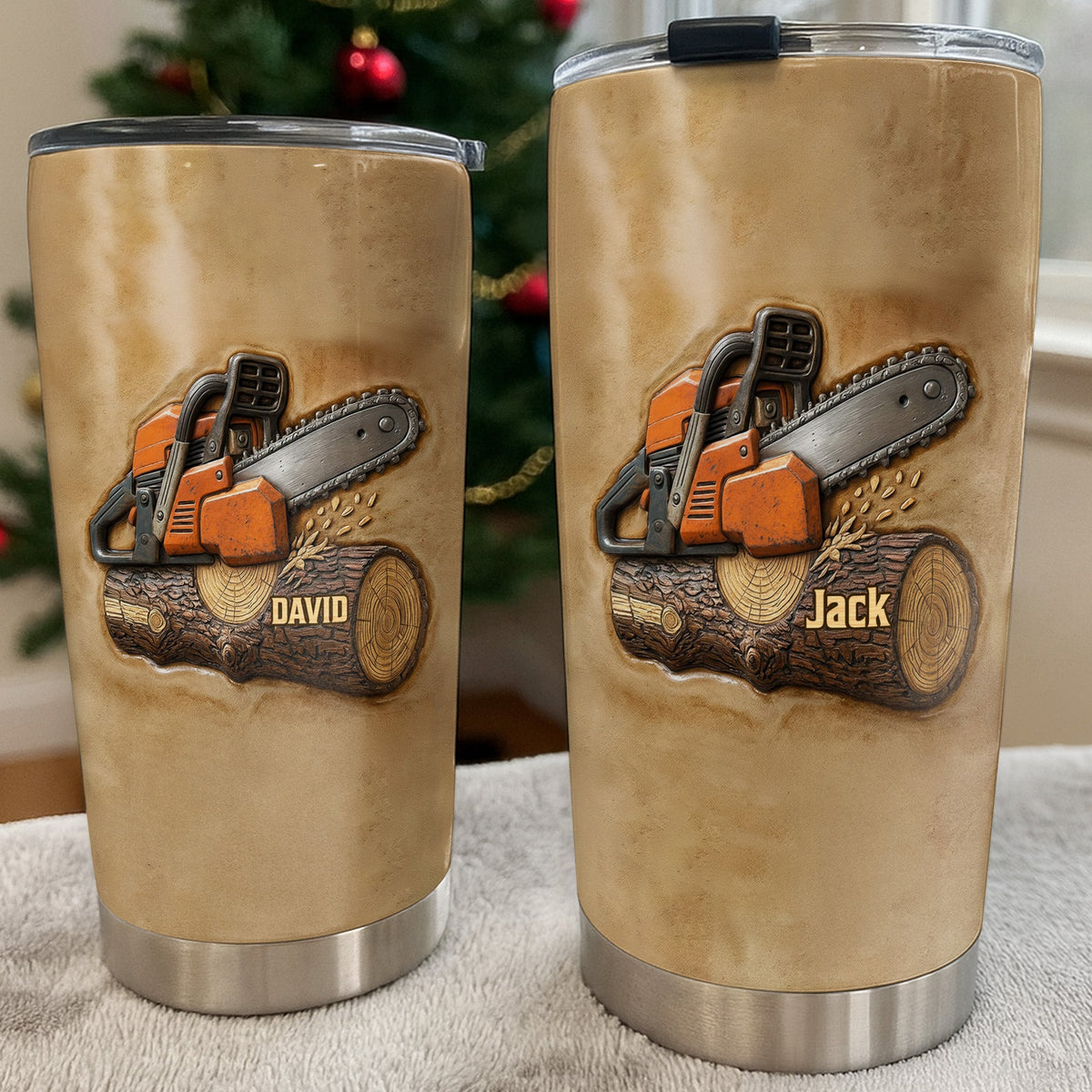 Celebrating The Craftsmanship Of Woodworking, Custom Stainless Steel Tumbler, Gift For Dad And Outdoor Enthusiasts