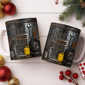 Perfect For DIY Enthusiasts And Car Lovers, Custom Coffee Mug, Gift for Mechanics and Car Enthusiasts