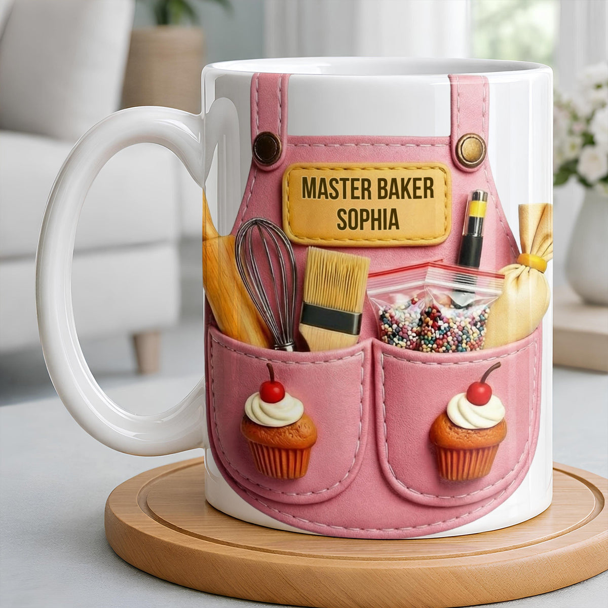 Master Baker And Delightful Baker's Craft,Coffee Mug,Gift For Cooking Enthusiasts