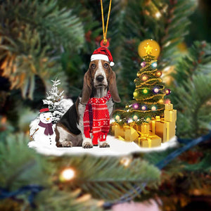 Custom Dog Photo Christmas Ornament Personalized Christmas Ornament For Dog LoversChristmas Tree Decorations Dog Hanging Dog Decoration Acrylic Wood Ornament