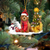 Custom Dog Photo Christmas Ornament Personalized Christmas Ornament For Dog LoversChristmas Tree Decorations Dog Hanging Dog Decoration Acrylic Wood Ornament