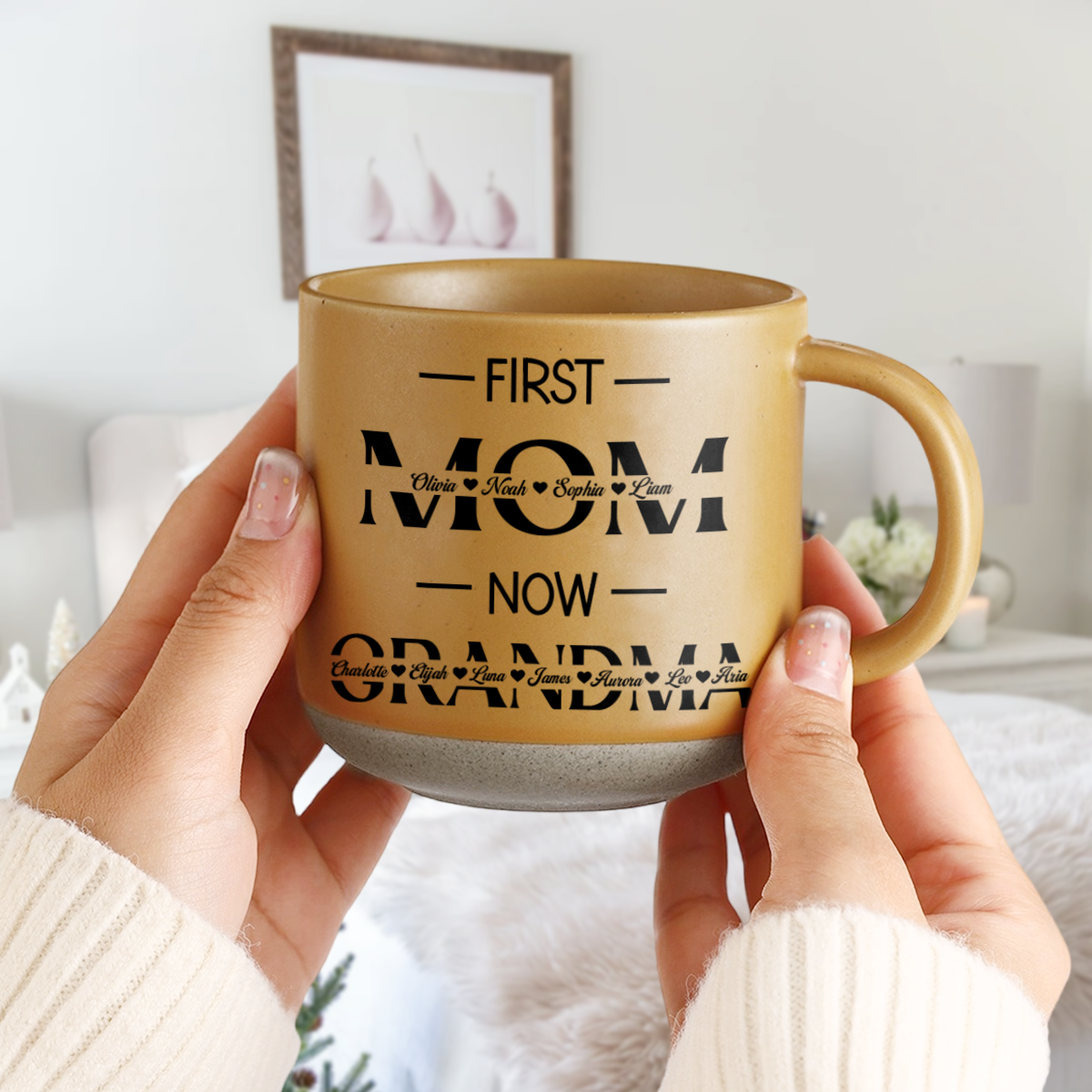 Custom Name First Mom Now Grandma Mother's Day Pottery Mug Layer21_5000x_932e6cb3-25e0-4b4c-97cc-1be6e799f537.png