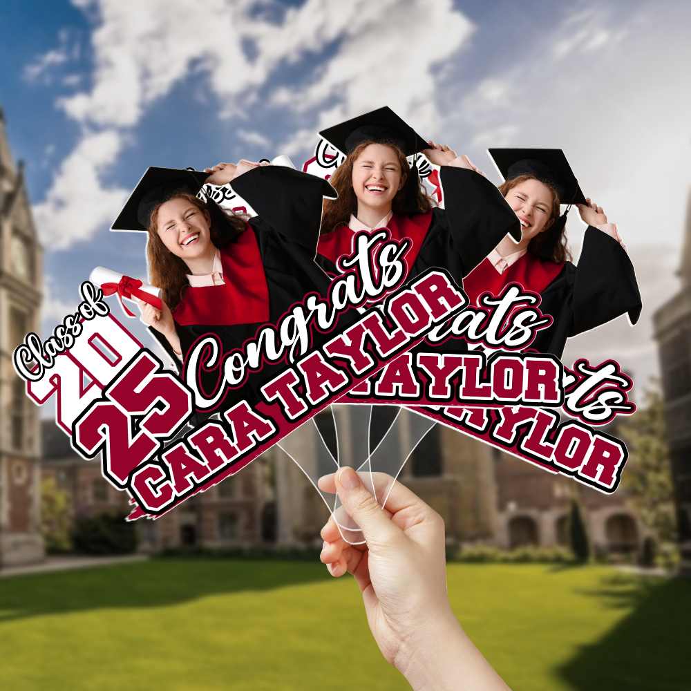 Custom Funny Face Congrats Graduation Perfect Gift Idea Face Fan