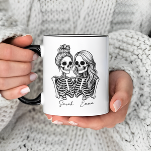 I Hope We're Friends Until We Die - Personalized Mug - Halloween Gift for Best Friends