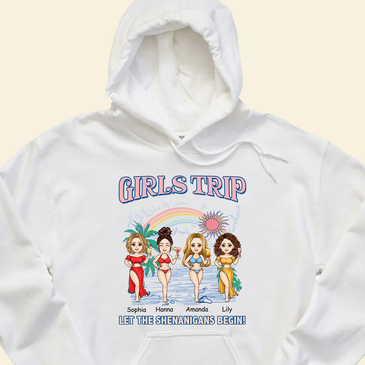 Let The Shenanigans Begin - Personalized Apparel - Gift For Besties, Summer Vacation