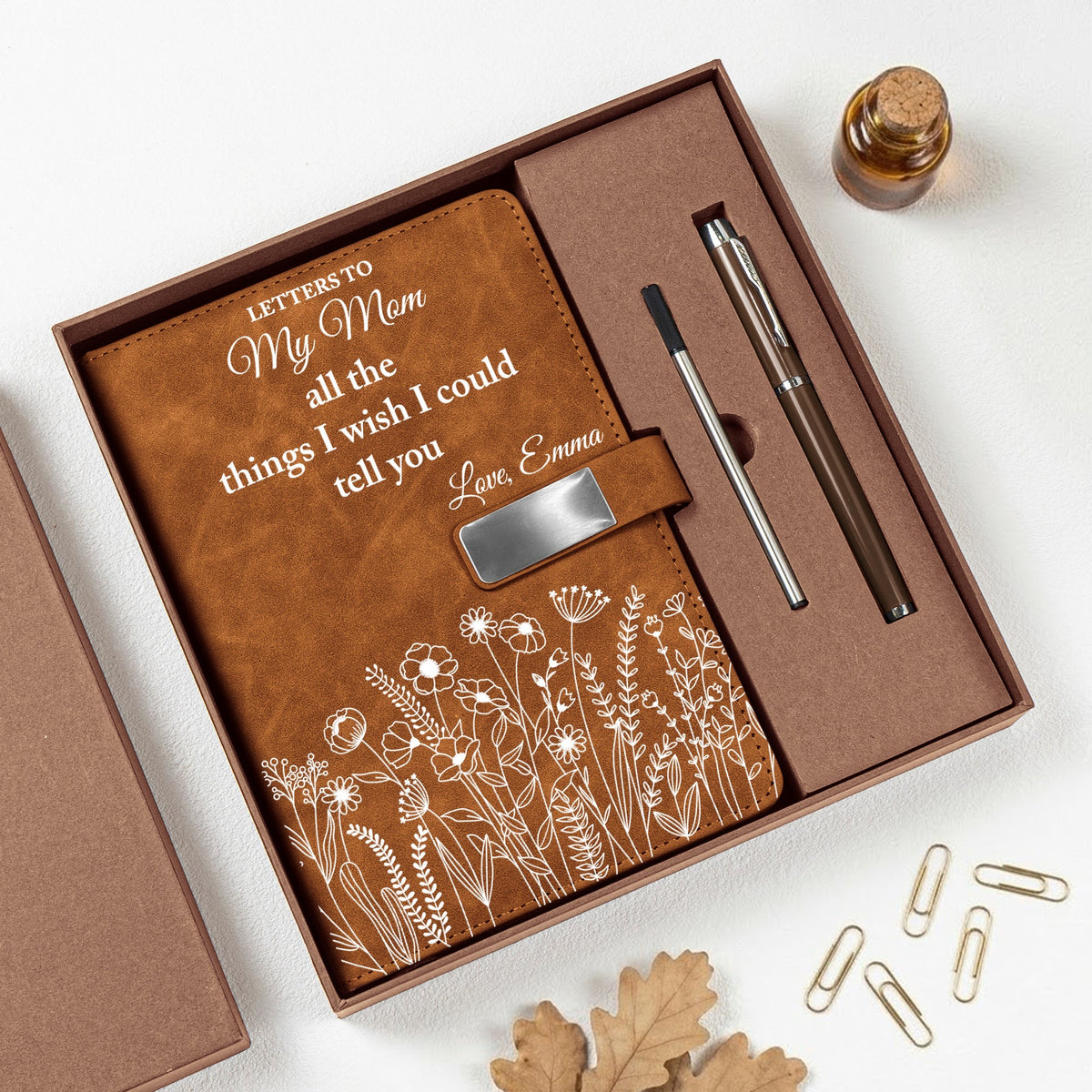 Letter To Loved One Grief & Remembrance Book - Personalized Notebook Set