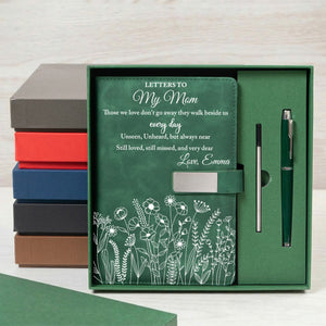 Letter To Loved One Grief & Remembrance Book - Personalized Notebook Set