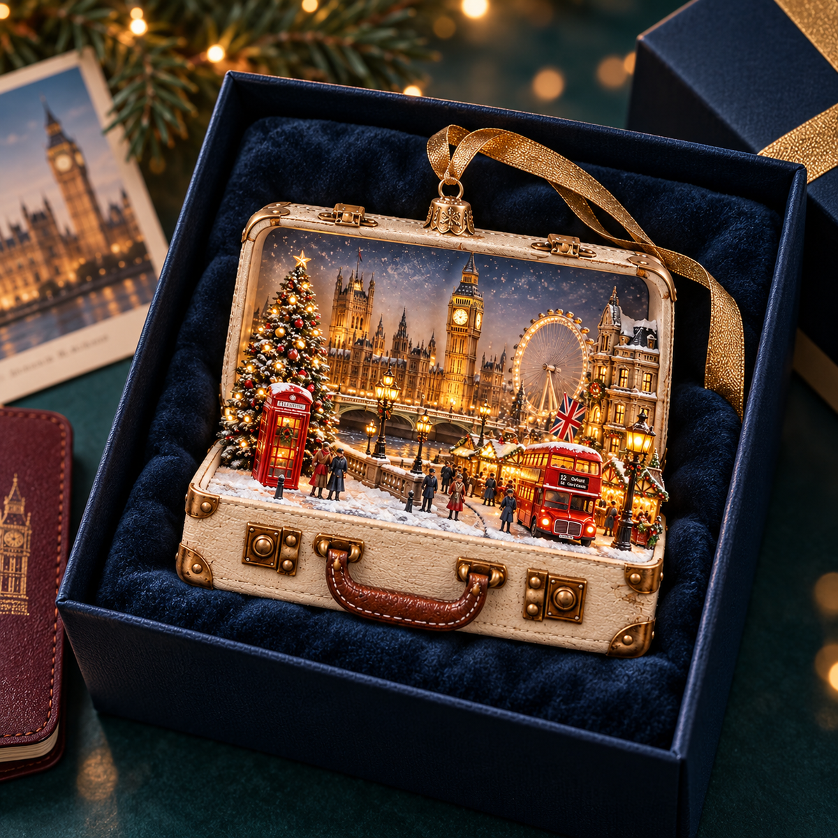 Personalized Seville Christmas Ornament – Custom Name 3D Spain Travel Keepsake for Sevilla Lovers & Travelers