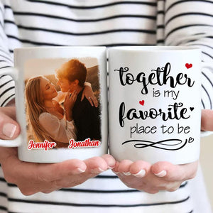 Custom Photo Mug - We Have Each Other - Personalized Gift For Boyfriend/Girlfriend, Her/Him, Husband/Wife, Couples on Anniversary, Valentine's Day