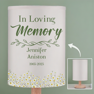 In Loving Memory Personalized Crystal Candle Holder - Memorial Gift