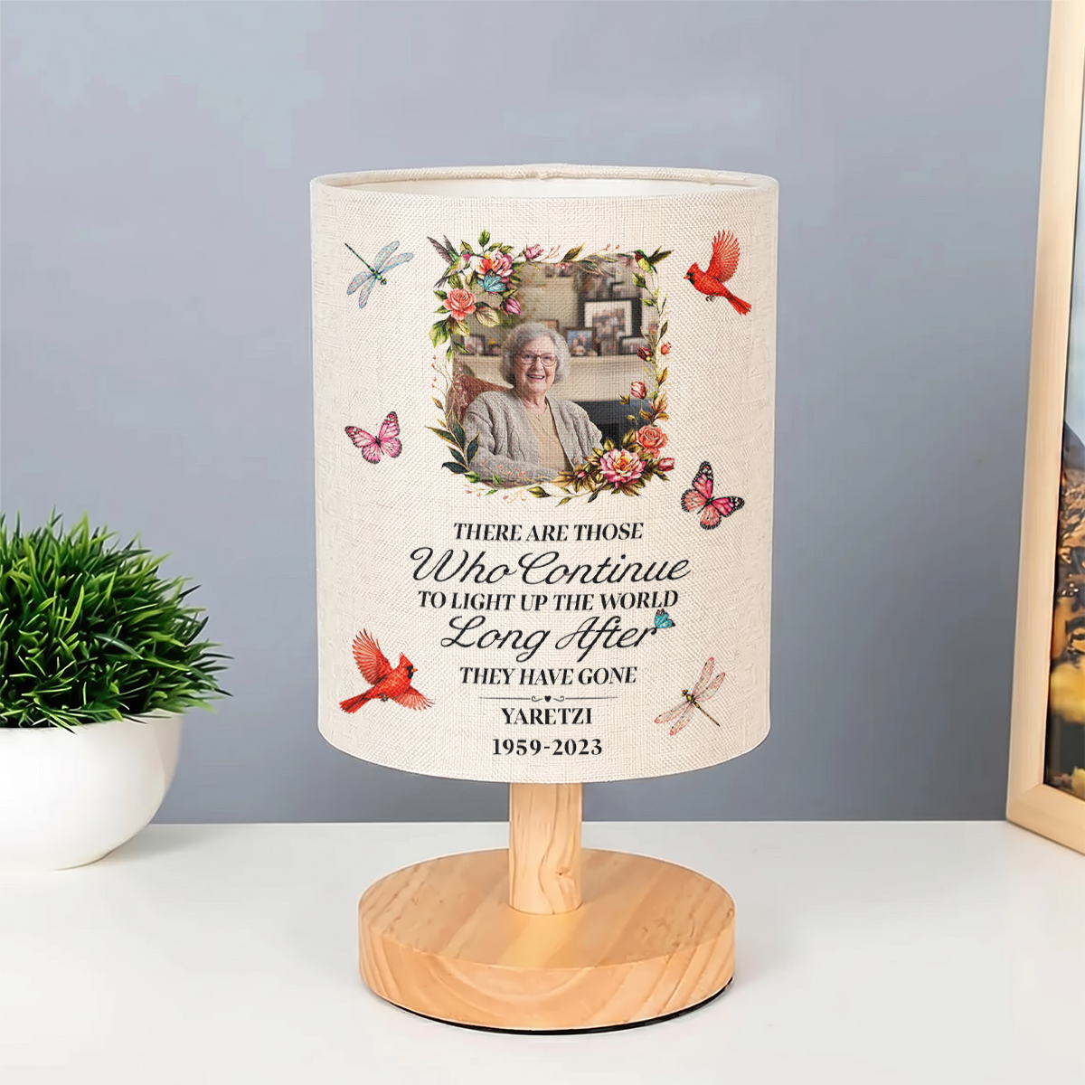Light This Up I'm Always With You - Personalized Sympathy Lamp for Loss of Loved One