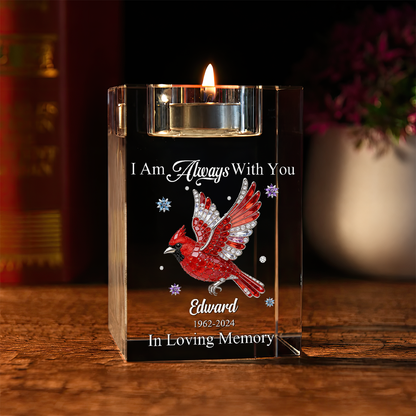 Cardinal Memorial Personalized Crystal Candle Holder MK-1_4.png
