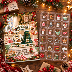 Christmas Baking Mixer Advent Calendar 2026 - 24 Day Spirits Countdown, Acrylic Charms Blind Box - Gift For Family