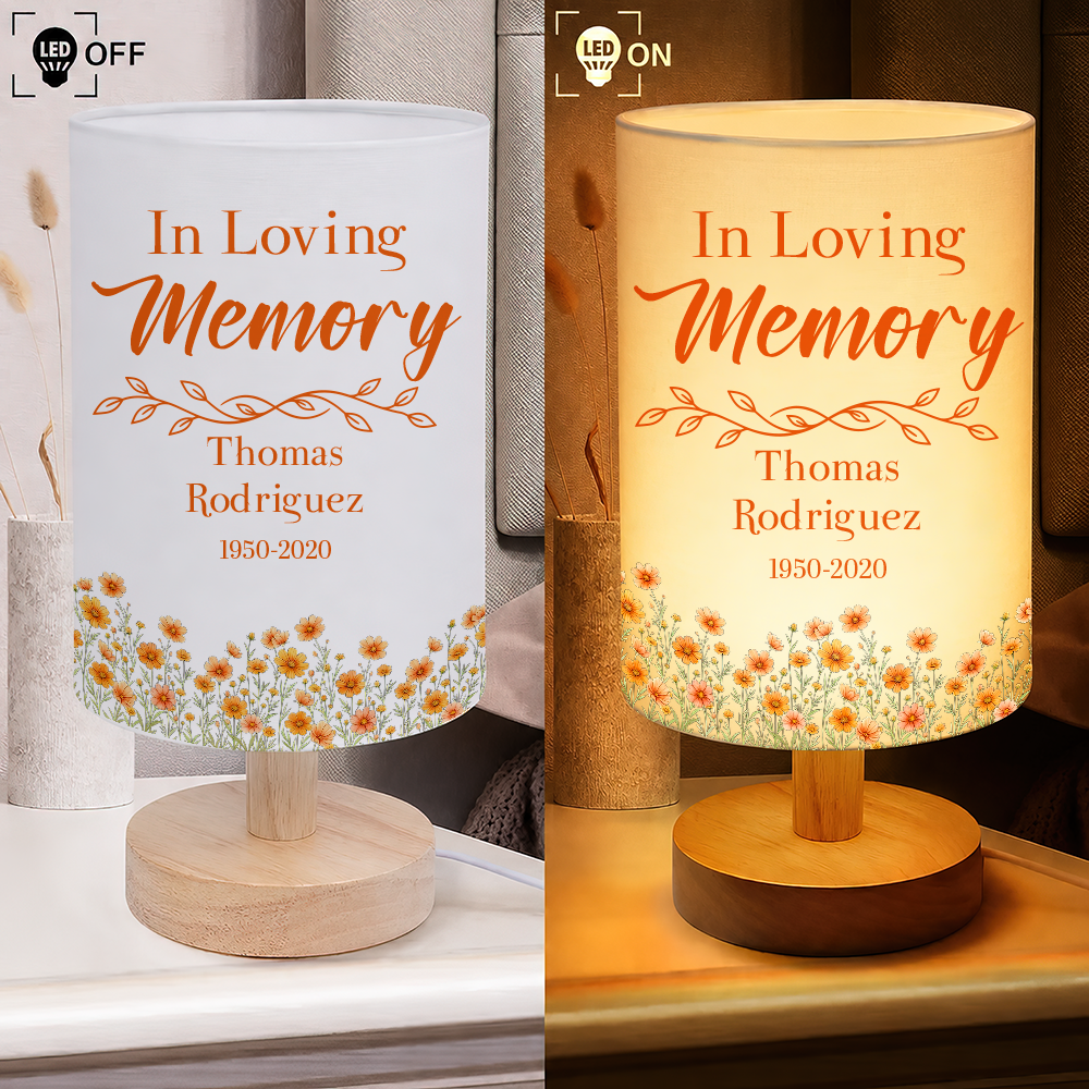 In Loving Memory Personalized Crystal Candle Holder - Memorial Gift