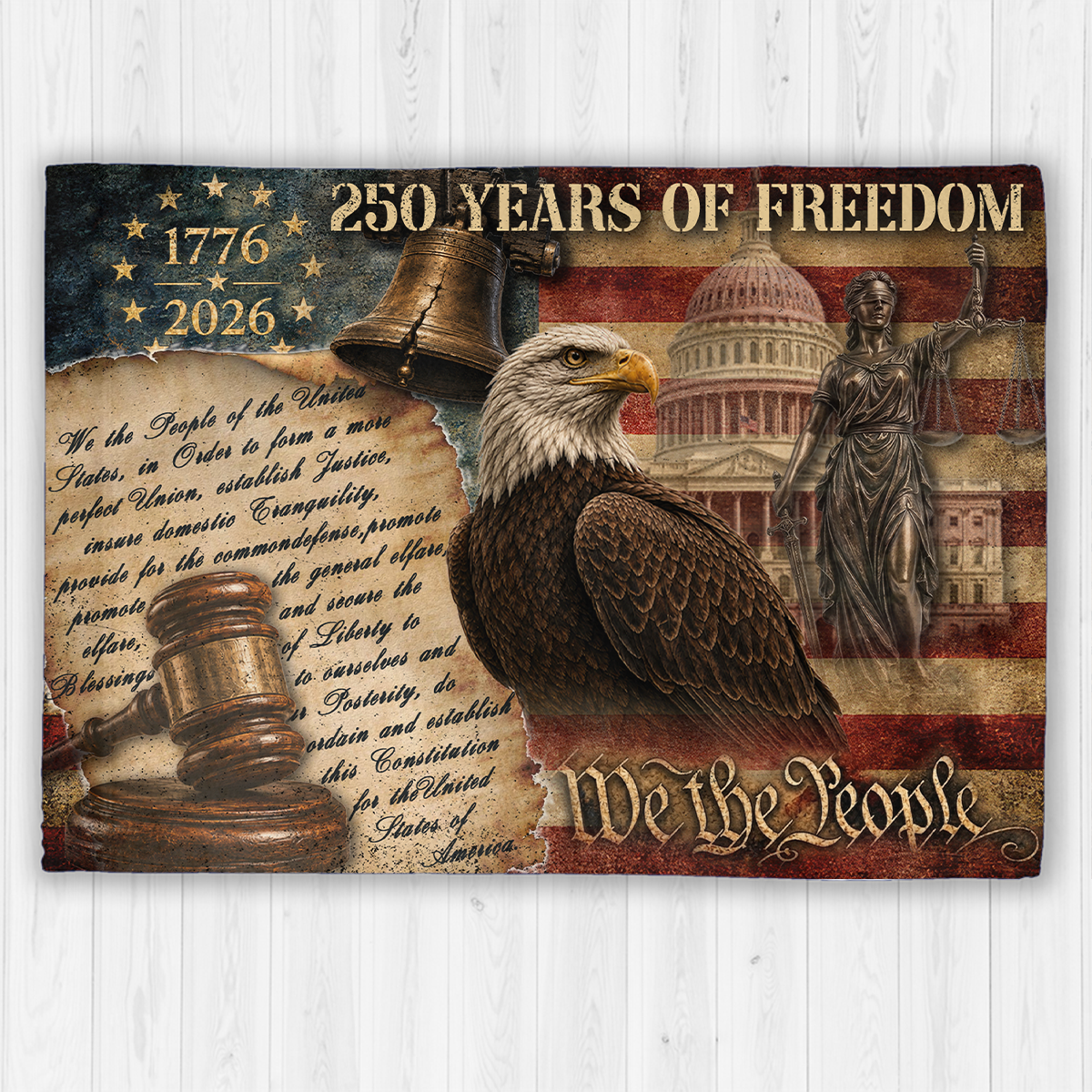 The People American Heritage Eagle Strength Patriotic