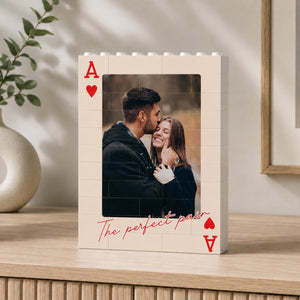 How Lucky I Am - Couple Personalized Brick Block