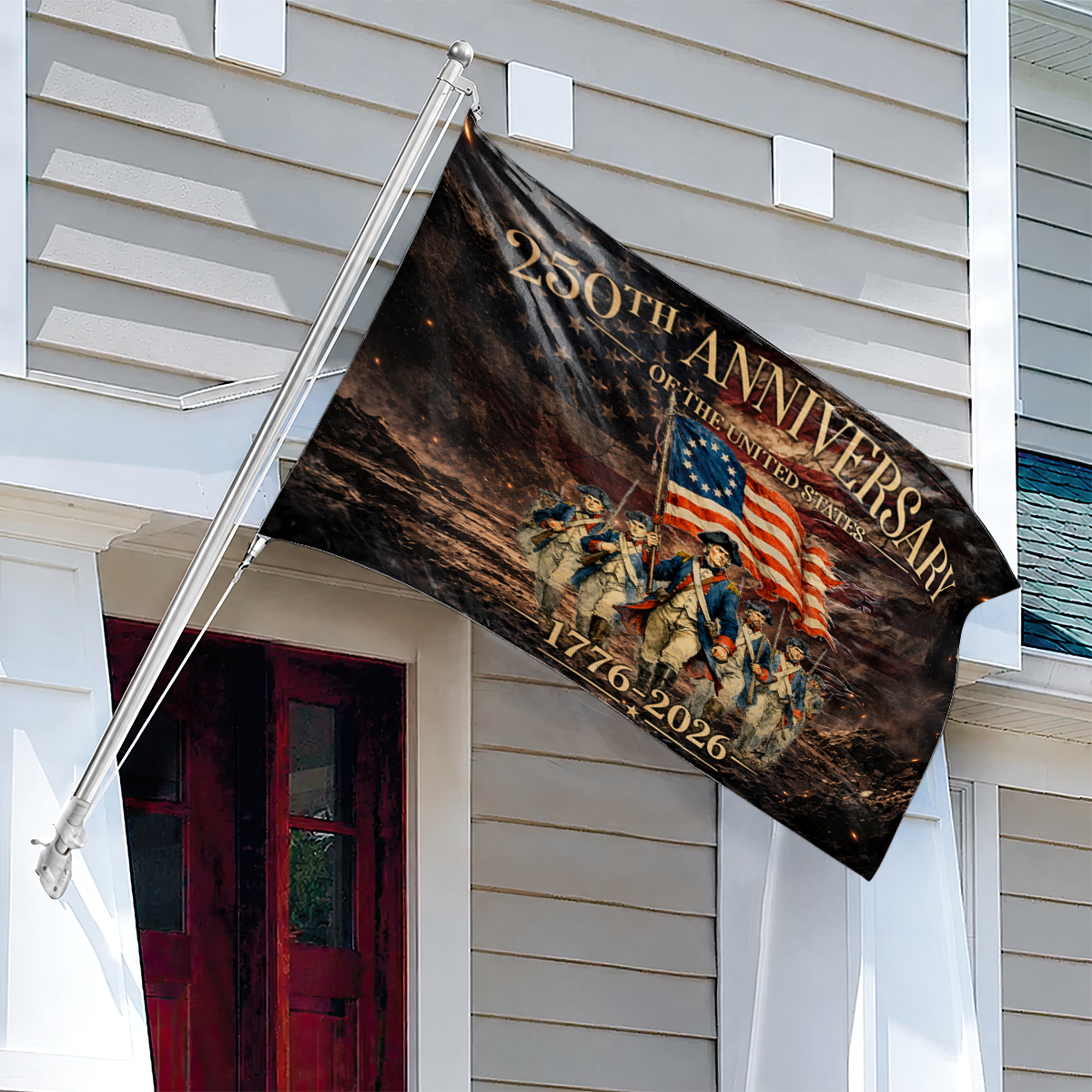250 Years of Freedom “We The People” - Patriotic American House Flag 1776–2026