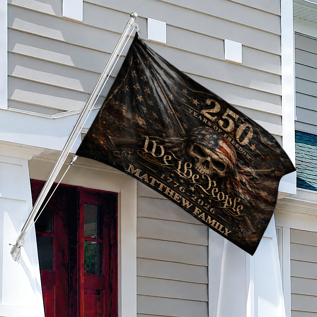 250 Years of Freedom - Patriotic American House Flag