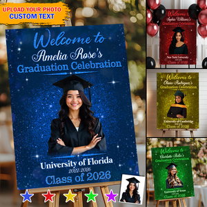 Graduation Shine Photo Personalized Welcome Sign Party MKADS1_3d5220a7-8749-423d-baa7-0b09678a49d8.png