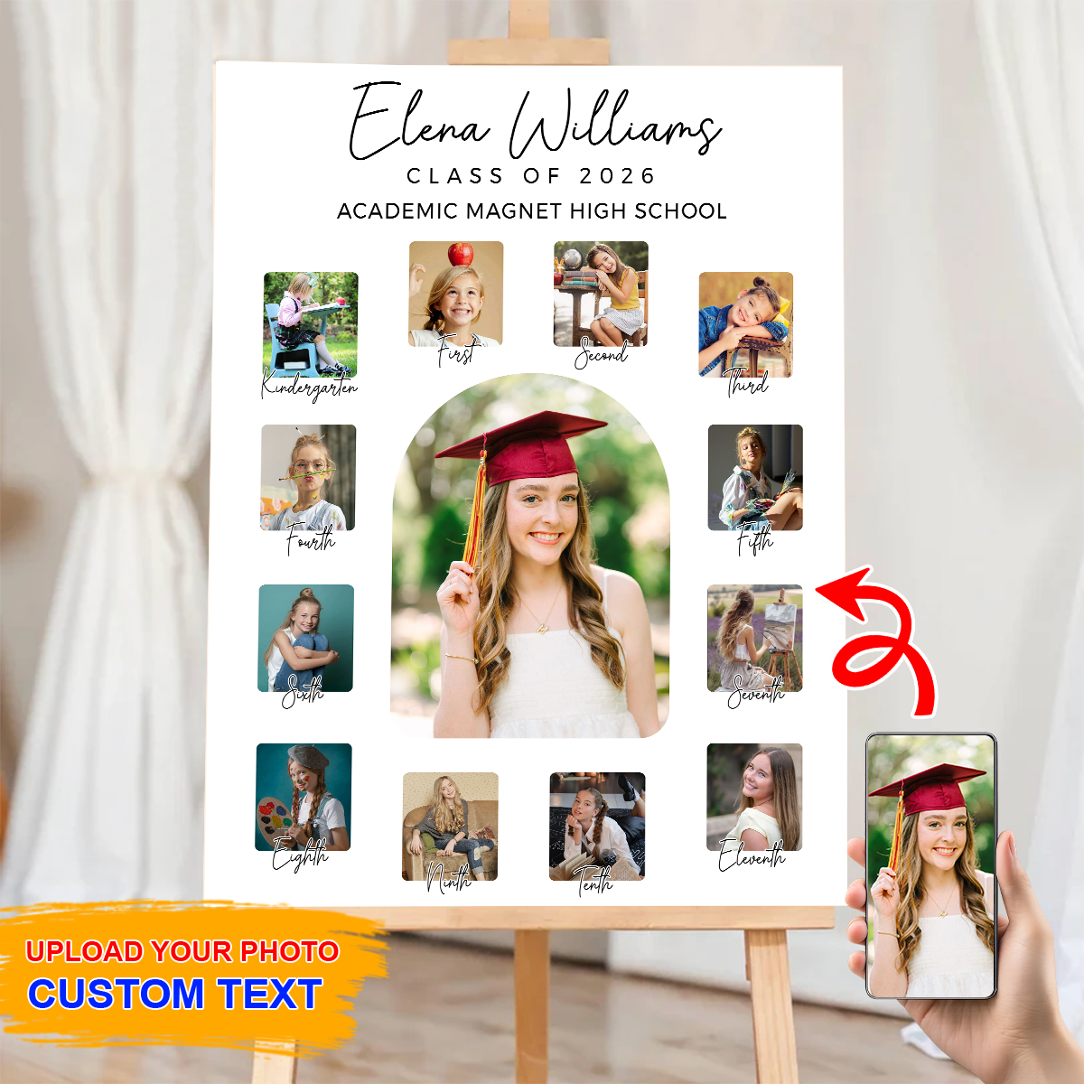 Graduation K-12 Graduation - Personalized Welcome Sign MKADS2_1a28aac2-6b7b-4eeb-94a7-6f1f373383e8.png