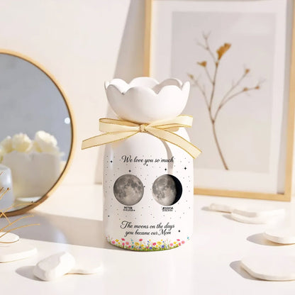 The Days You Became Our Mom Ribbon Tie Flower Vase MK_2.jpg