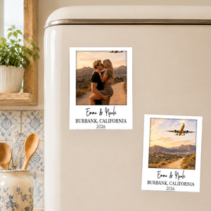 Custom Travel Magnet Keepsake For Family And Friends - Personalized Acrylic Magnetet