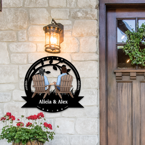 Our Family Address - Personalized Custom Shaped Metal Sign