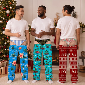 Pajama Pants - Personalized Christmas Birthday Gifts For Husband, Son, Grandson, Brother, Grandpa, Dad,