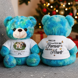 Forever Loved Pet Loss Teddy Bear - Dog Memorial Gift - Personalized Plush Bear