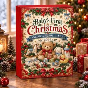 Baby's First Christmas Advent Calendar 2026 - 24 Day Spirits Countdown, Acrylic Charms Blind Box - Gift For Family