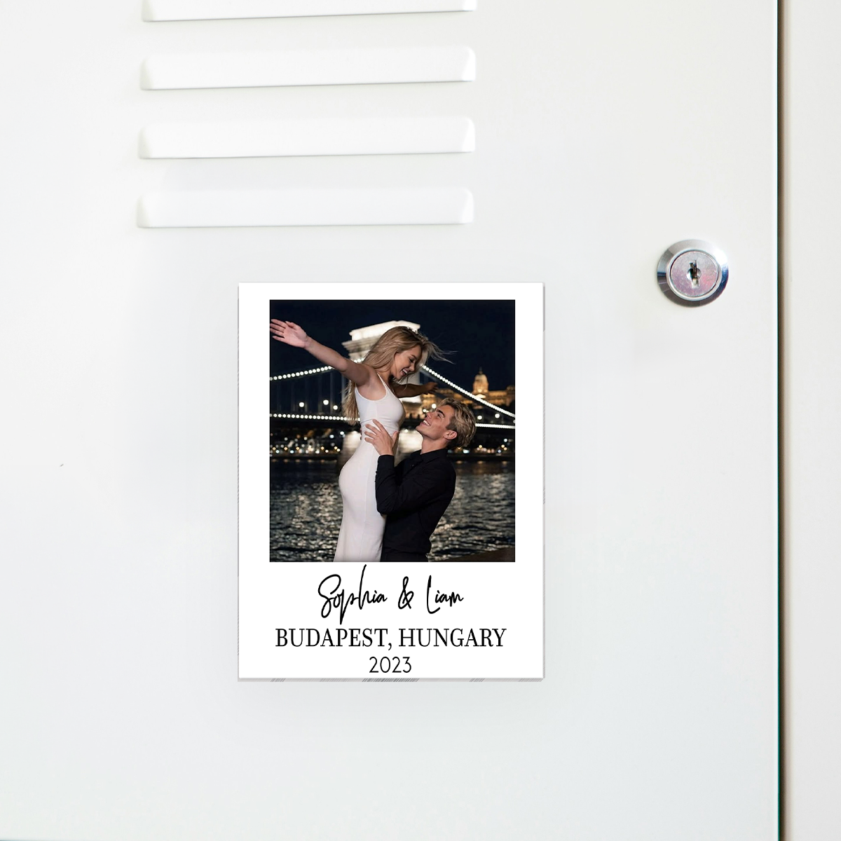 Custom Travel Magnet Keepsake For Family And Friends - Personalized Acrylic Magnetet