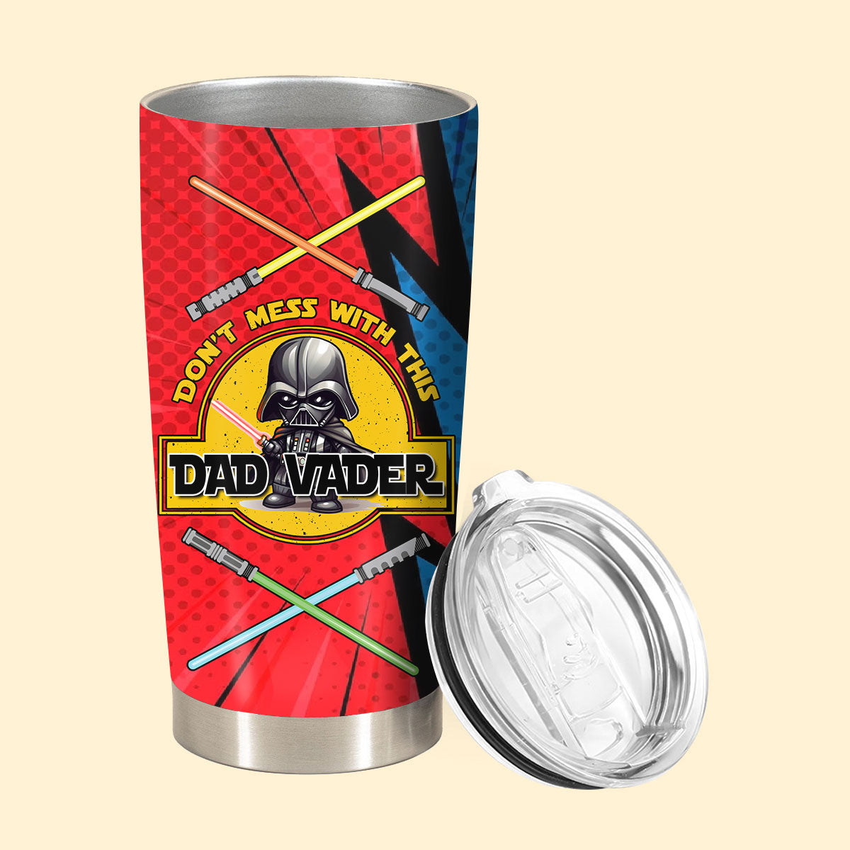 Personalized Coffee Tumbler - You'd Get Your Ass Kicked - Personalized Tumbler Gift For Dad, Father's Day, Birthday, Anniversary