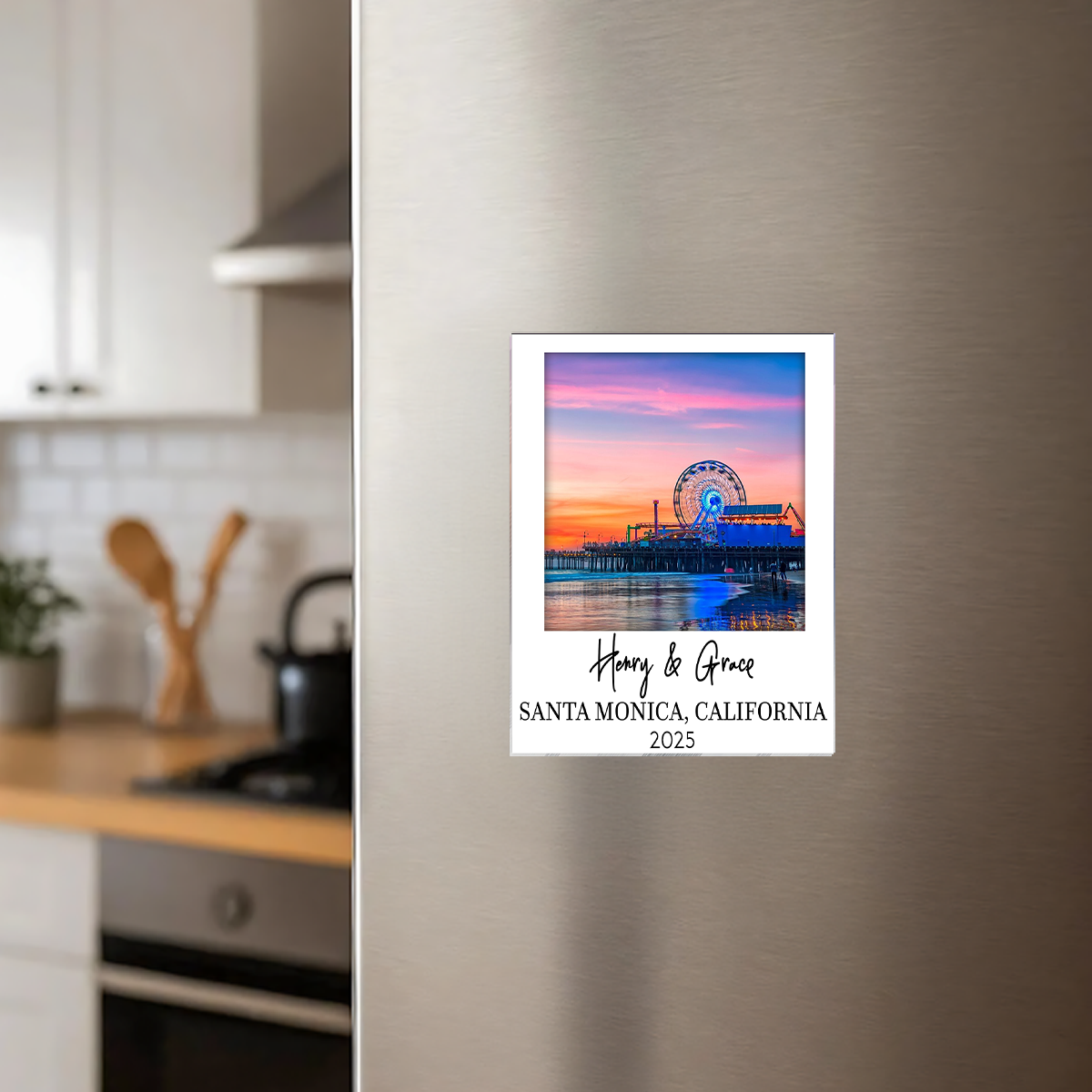 Custom Travel Magnet Keepsake For Family And Friends - Personalized Acrylic Magnetet