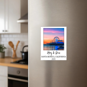 Custom Travel Magnet Keepsake For Family And Friends - Personalized Acrylic Magnetet