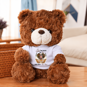 Those We Love Don't Go Away - In My Heart Teddy Bear - Memorial Gift - Personalized Plush Bear