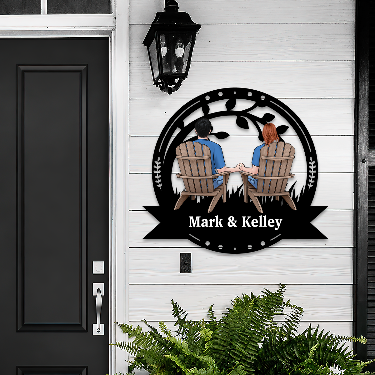 Our Family Address - Personalized Custom Shaped Metal Sign