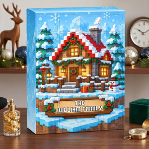 Our Family Chibi Advent Calendar 2026 - 24 Day Spirits Countdown, Acrylic Charms Blind Box - Gift For Family