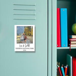 Custom Travel Magnet Keepsake For Family And Friends - Personalized Acrylic Magnetet