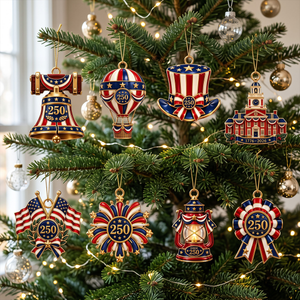 250 USA Advent Calendar 2026 - 24 Day Spirits Countdown, Acrylic Charms Blind Box - Gift For Family
