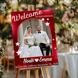 Welcome To Birthday Party Glitter Style - Custom Welcome Sign - Personalized Birthday Sign