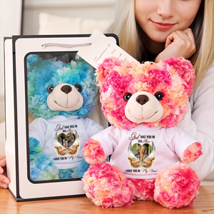 Those We Love Don't Go Away - In My Heart Teddy Bear - Memorial Gift - Personalized Plush Bear