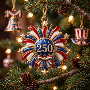 250 USA Advent Calendar 2026 - 24 Day Spirits Countdown, Acrylic Charms Blind Box - Gift For Family