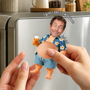 Face Squishy Belly Fridge Magnet Custom Squeeze Magnet, Kitchen Decor