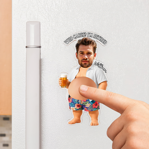 Face Squishy Belly Fridge Magnet Custom Squeeze Magnet, Kitchen Decor