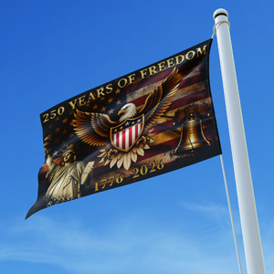 250 Years of Freedom We The People House Flag