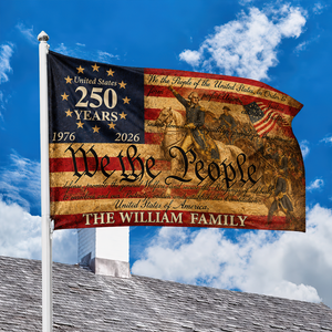 We The People - House Flag United States 250 Years