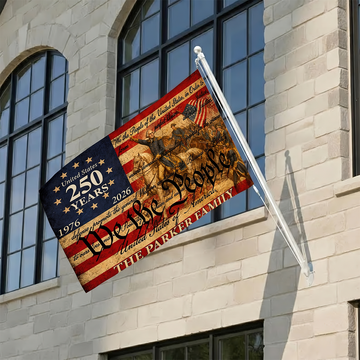 We The People - House Flag United States 250 Years